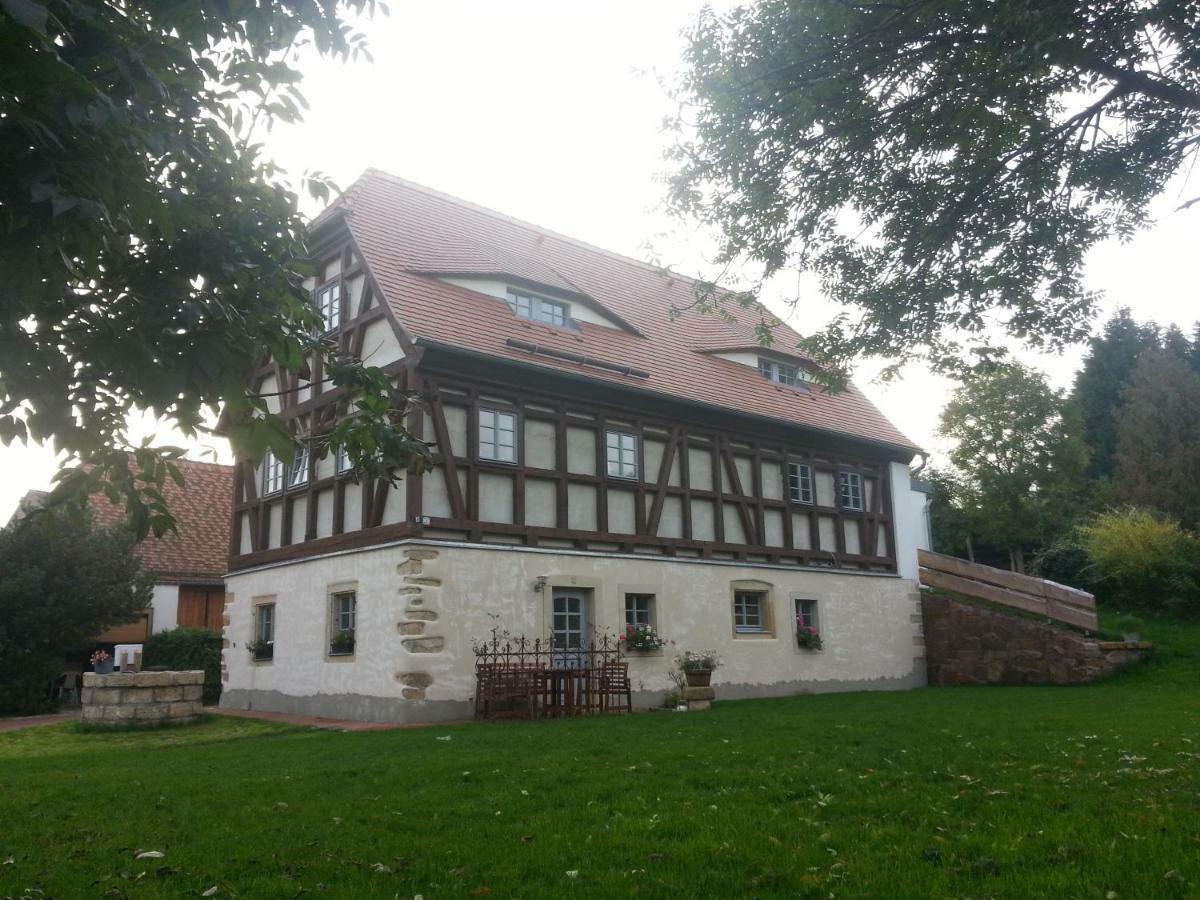 Ferienwohnung "Alte Bauernstube" Meißen Dış mekan fotoğraf